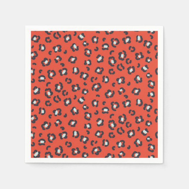 Animal print pattern napkin (Front)