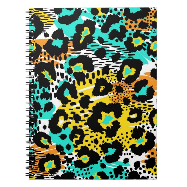 Animal print pattern notebook (Front)