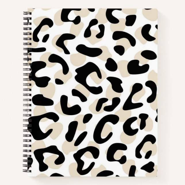 Animal print pattern notebook (Front)