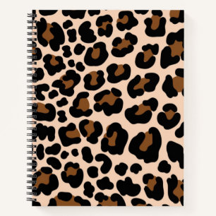 Animal print pattern notebook