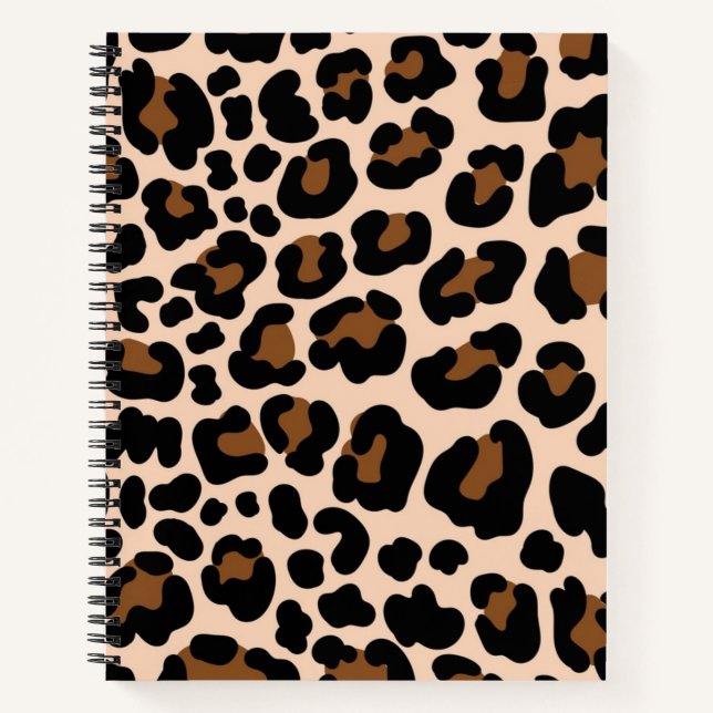 Animal print pattern notebook (Front)