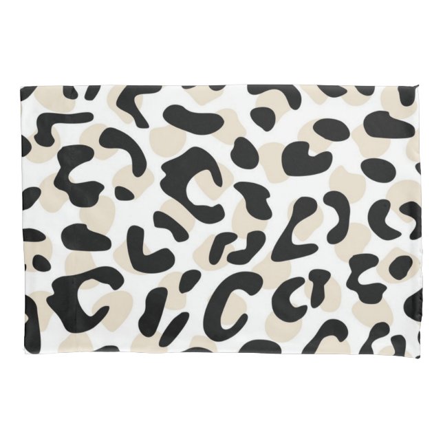 Animal print pattern pillowcase (Front)