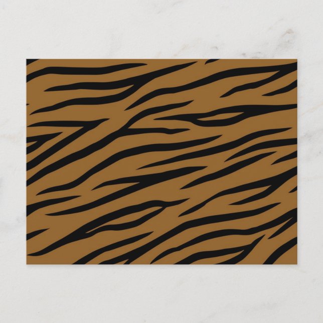 Animal print pattern postcard (Front)