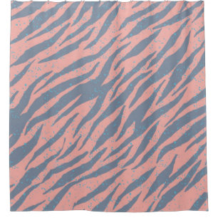 Animal print pattern shower curtain