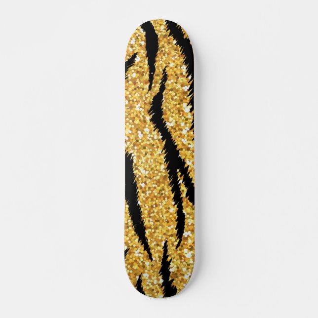 Animal print pattern skateboard (Front)
