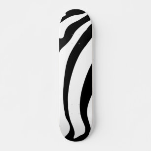 Animal print pattern skateboard