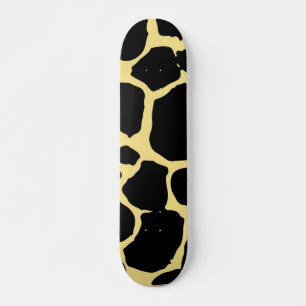 Animal print pattern skateboard