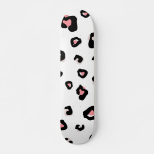 Animal print pattern skateboard