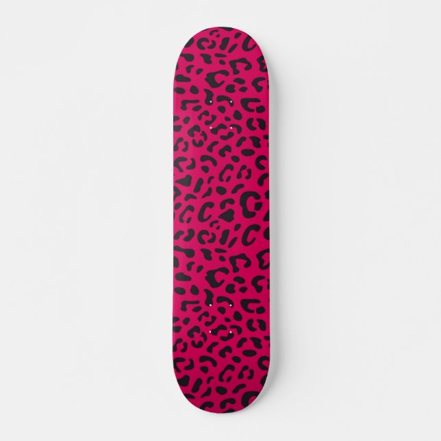 Animal print pattern skateboard (Front)