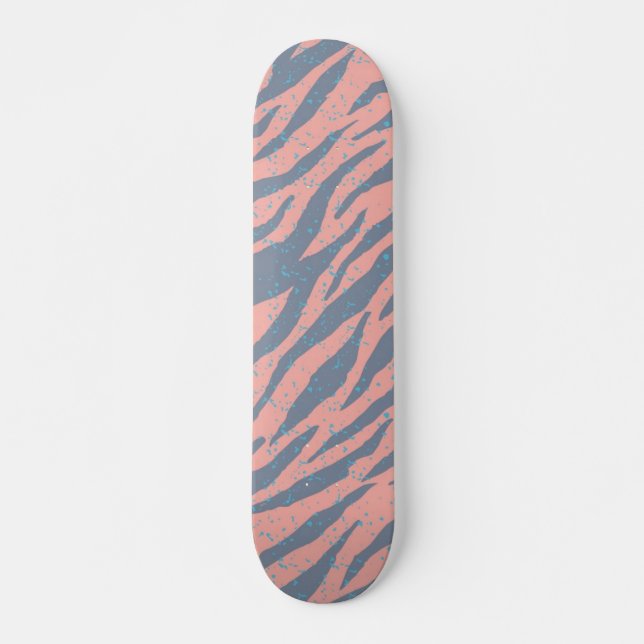 Animal print pattern skateboard (Front)