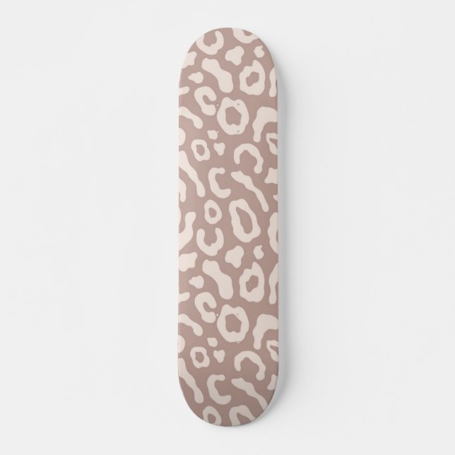 Animal print pattern skateboard (Front)