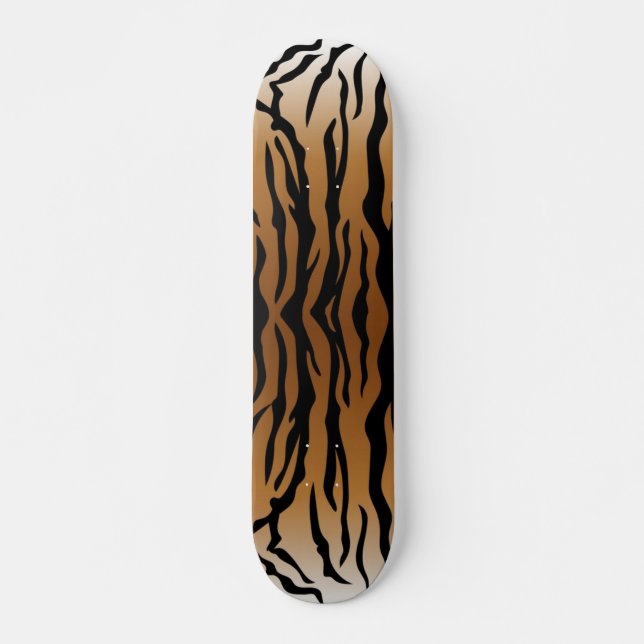 Animal print pattern skateboard (Front)