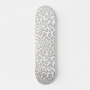 Animal print pattern skateboard