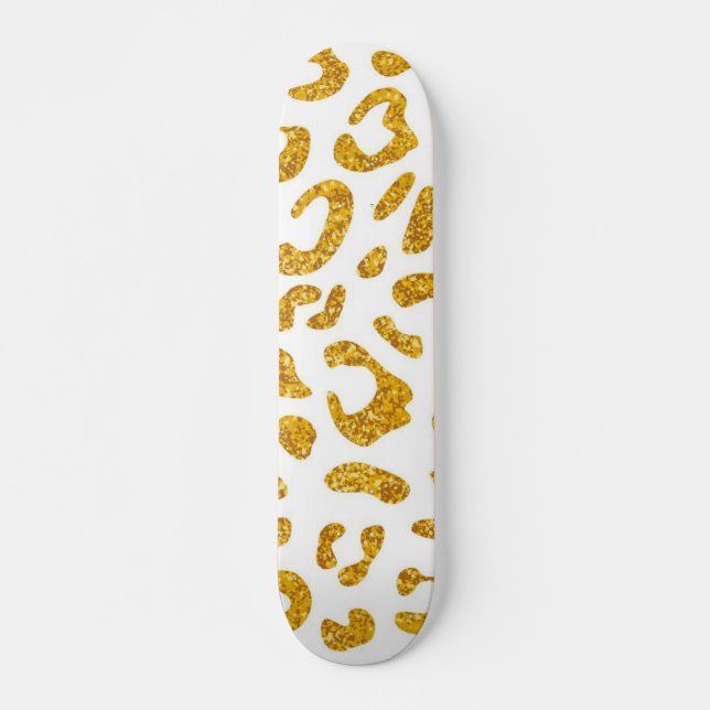 Animal print pattern skateboard (Front)