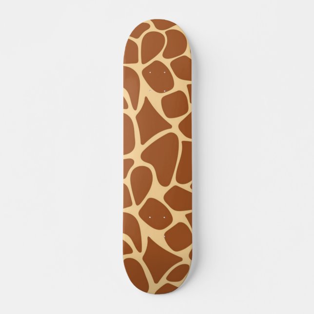 Animal print pattern skateboard (Front)
