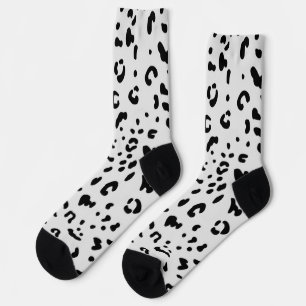 Animal print pattern socks