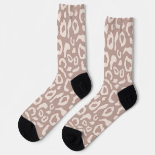 Animal print pattern socks