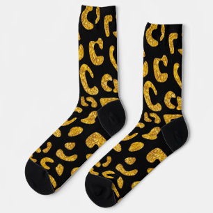 Animal print pattern socks