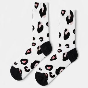 Animal print pattern socks