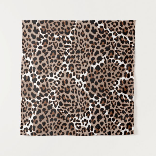 Animal print pattern tapestry (Front)