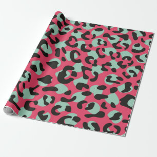 Animal print pattern wrapping paper