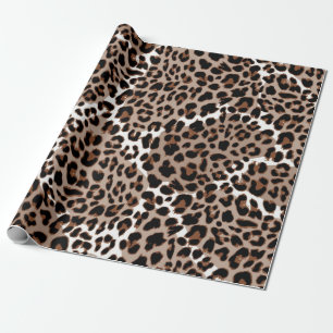 Animal print pattern wrapping paper
