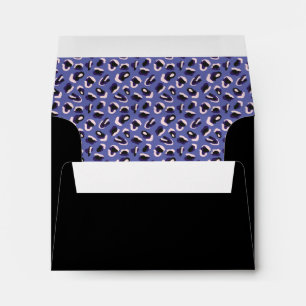 Animal Print Periwinkle Envelope