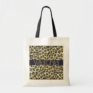 Animal Print Personalised Brown Leopard Tote