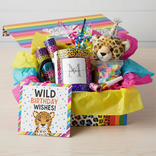 Animal print personalised mug