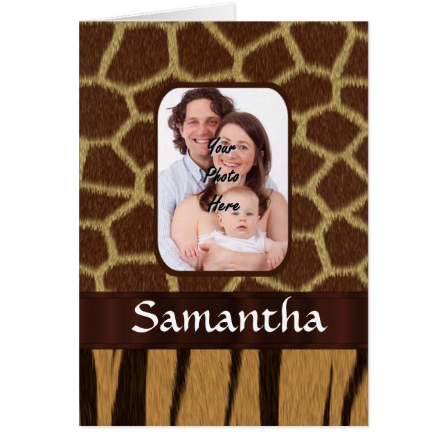 Animal print photo background (Front)