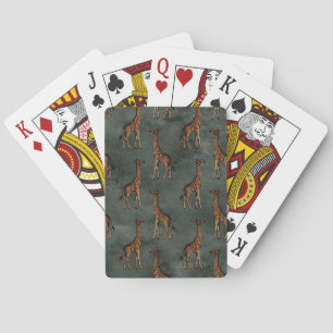 Animal Print Playing Cards