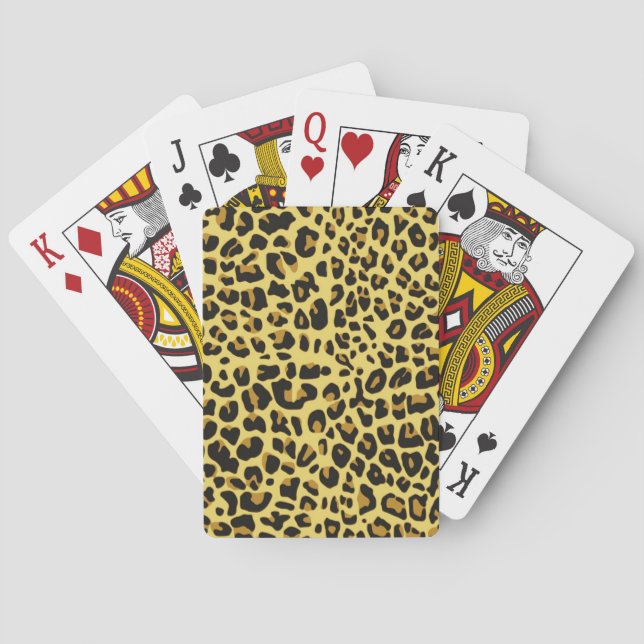 Animal Print Playing Cards (Back)