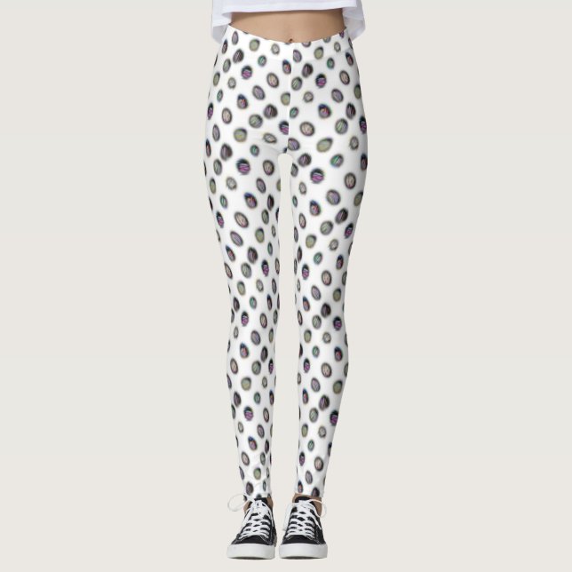 Animal Print Polka Dots Leggings (Front)