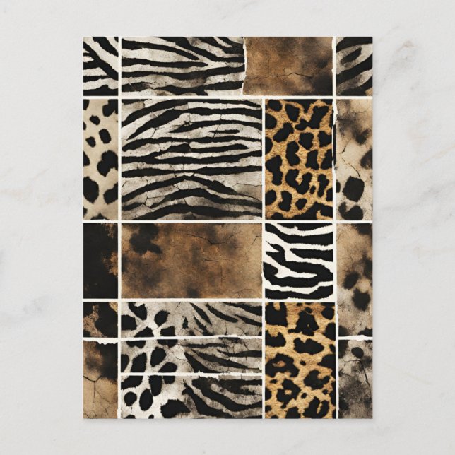 Animal Print - Postcard (Front)