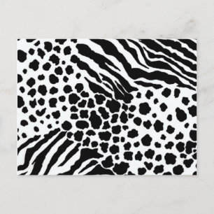 Animal Print Postcard