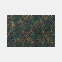 Animal print rugs for living room 