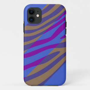Animal Print Skin Zebra Retro Colourful Pattern 11 iPhone 11 Case
