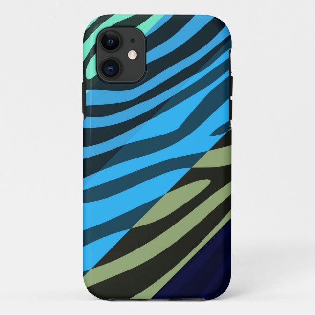Animal Print Skin Zebra Retro Colourful Pattern 6 Case-Mate iPhone Case (Back)