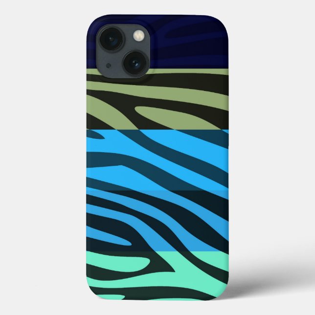 Animal Print Skin Zebra Retro Colourful Pattern 6 Case-Mate iPhone Case (Back)