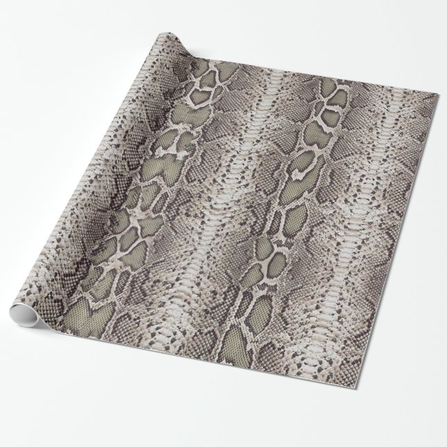 Animal Print SNAKE SKIN Wrapping Paper (Unrolled)