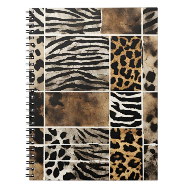 Animal Print - Spiral Photo Notebook (Front)