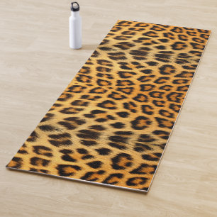 Animal Print Spotted Leopard Pattern Background Yoga Mat