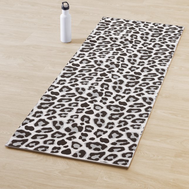 Animal Print Spotted Leopard Pattern Yoga Mat (In Situ)