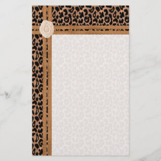 Animal Print Stationery