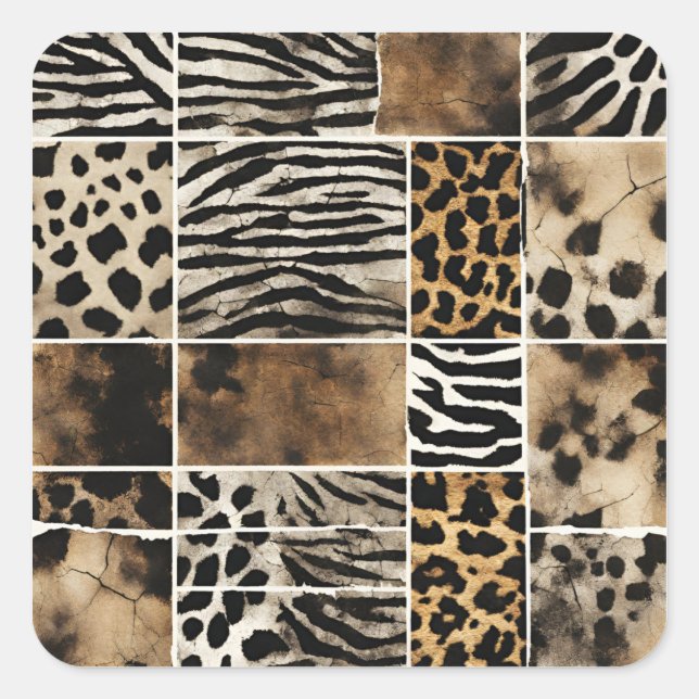 Animal Print - Sticker  (Front)