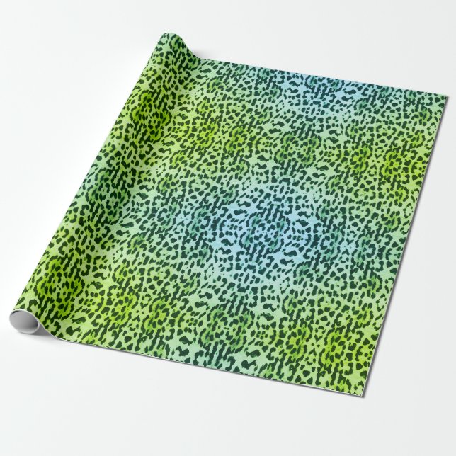 Animal print stylish wrapping paper (Unrolled)