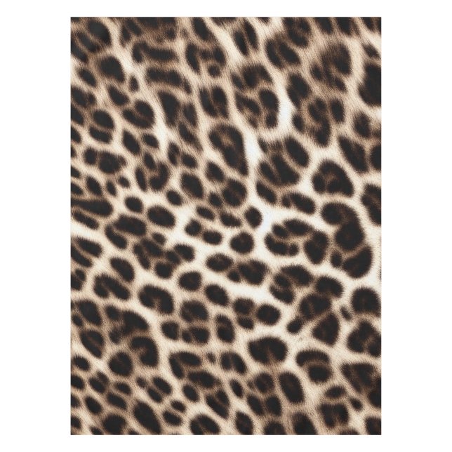 animal print texture fur skin cheetah leopard patt tablecloth (Front)