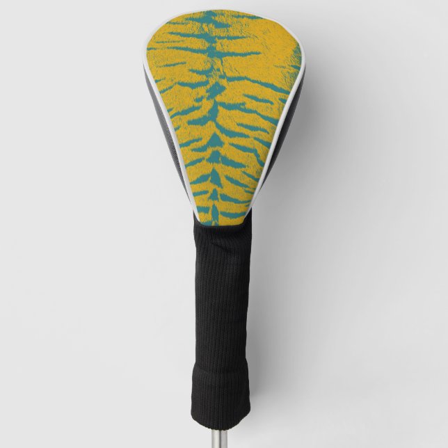 Animal print texture golf head cover (Front)