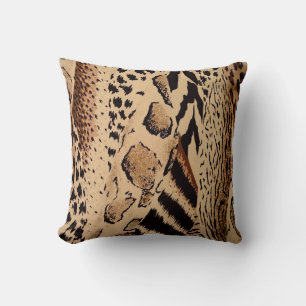 Animal Print Throw Pillow