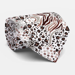 Animal Print Tie